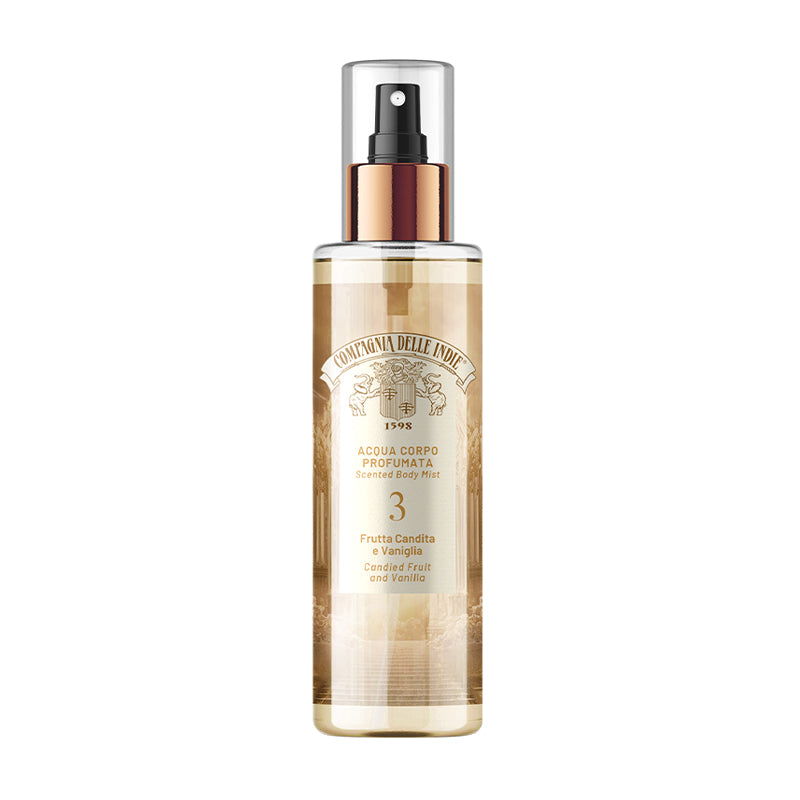COMPAGNIA DELLE INDIE Acqua Corpo Profumata 3 Frutta Candita E Vaniglia 200ml