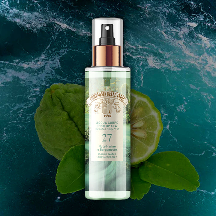 COMPAGNIA DELLE INDIE Acqua Corpo Profumata 27 Note Marine E Bergamotto 200ml