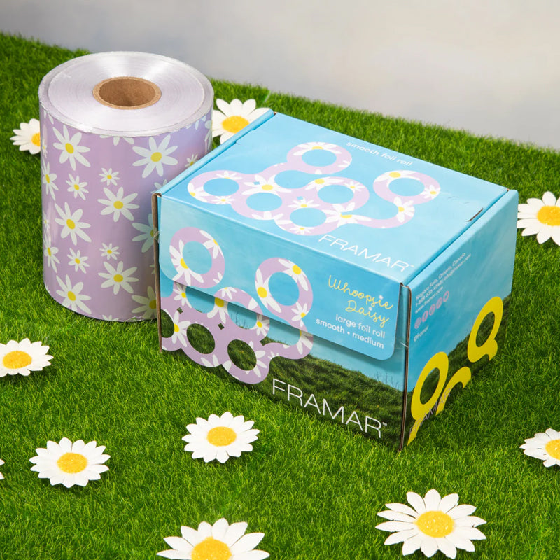 FRAMAR Whoopsie Daisy Embossed Foil Roll Medium 97.5m