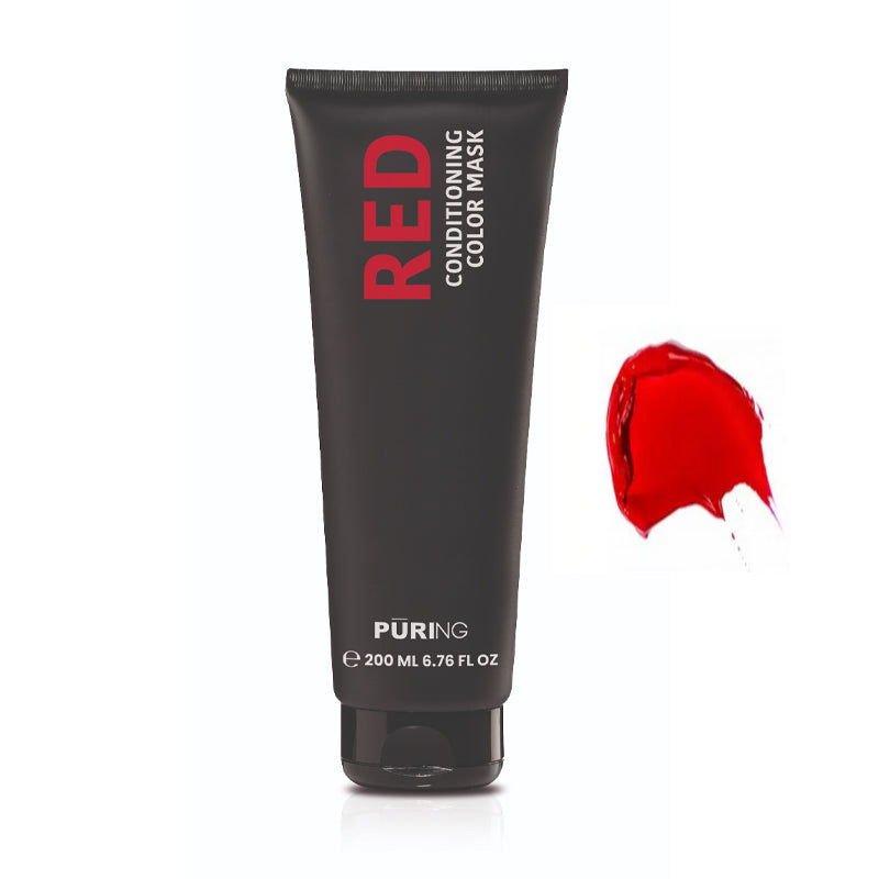 PURING Conditioning Color Mask Rosso 200ml, maschera professionale per capelli (immagine 1)