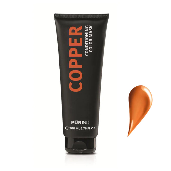 PURING Conditioning Color Mask Rame 200ml, maschera professionale per capelli (immagine 1)