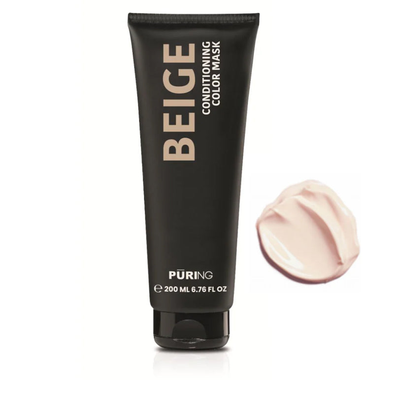 PURING Conditioning Color Mask Beige 200ml, maschera professionale per capelli (immagine 1)