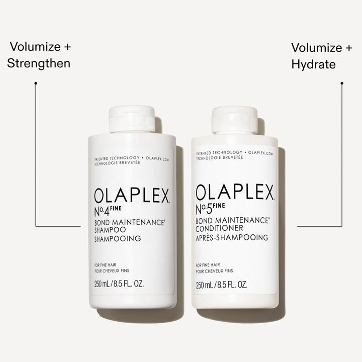 OLAPLEX Kit Bond Maintenance Shampoo N°4 Fine 250ml + Conditioner N°5 Fine 250ml