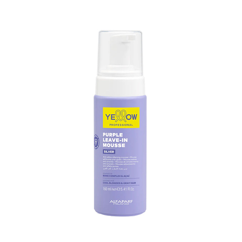 ALFAPARF Yellow Silver Purple Leave In Mousse 160ml