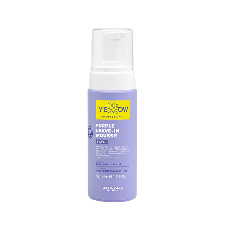 ALFAPARF Yellow Silver Purple Leave In Mousse 160ml