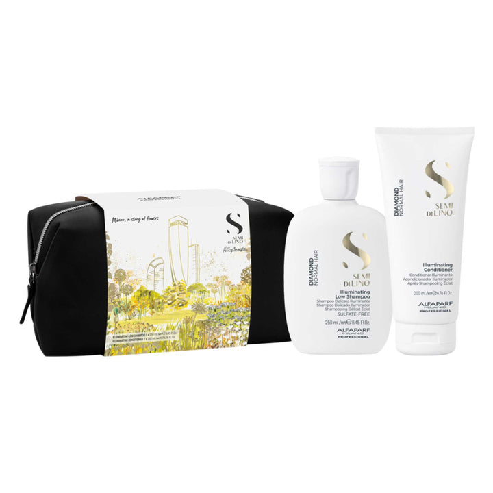 ALFAPARF MILANO Semi Di Lino Set Holiday Illuminating Shampoo 250 + Conditioner 200ml