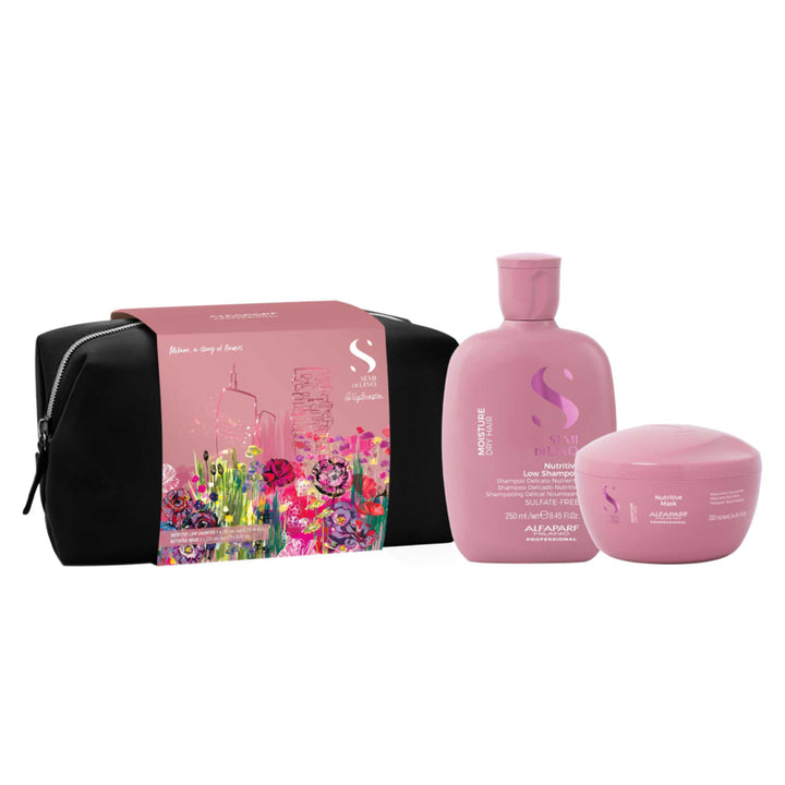 ALFAPARF MILANO Semi Di Lino Set Holiday Nutritive Shampoo 250ml + Mask 200ml