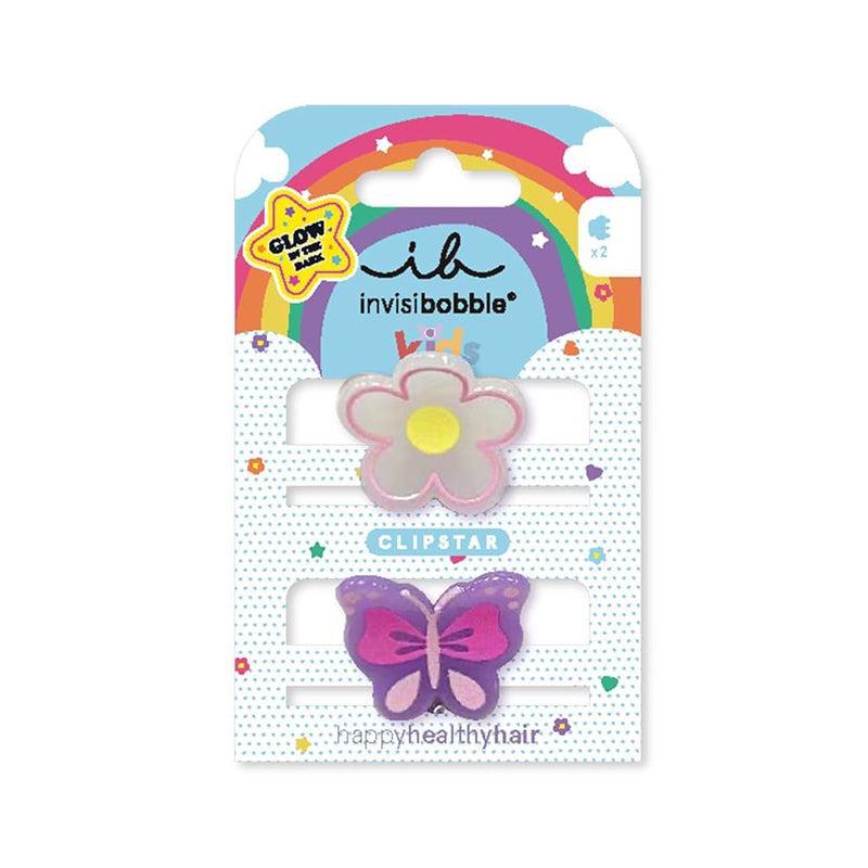 INVISIBOBBLE Kids Clipstar Glow Happy Flower 2pz