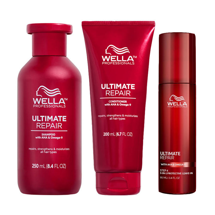 WELLA Kit Ultimate Repair Shampoo 250ml + Conditioner 200ml + Protective Leave In 95ml