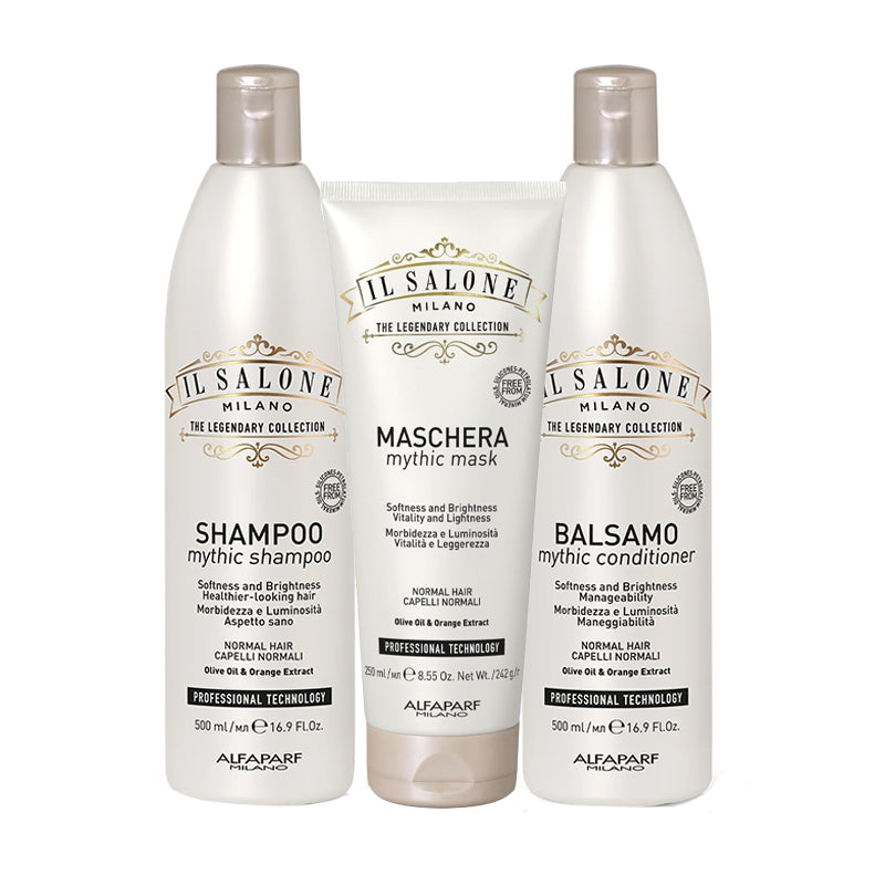 ALFAPARF MILANO Kit Il Salone Mythic Shampoo 500ml + Mask 250ml + Conditioner 500ml