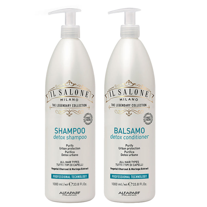 ALFAPARF MILANO Kit Il Salone Detox Shampoo 1000ml + Conditioner 1000ml