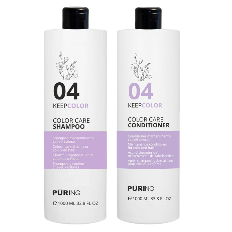 PURING kit Keepcolor Color Care Shampoo 04 1000ml + Conditioner 1000ml