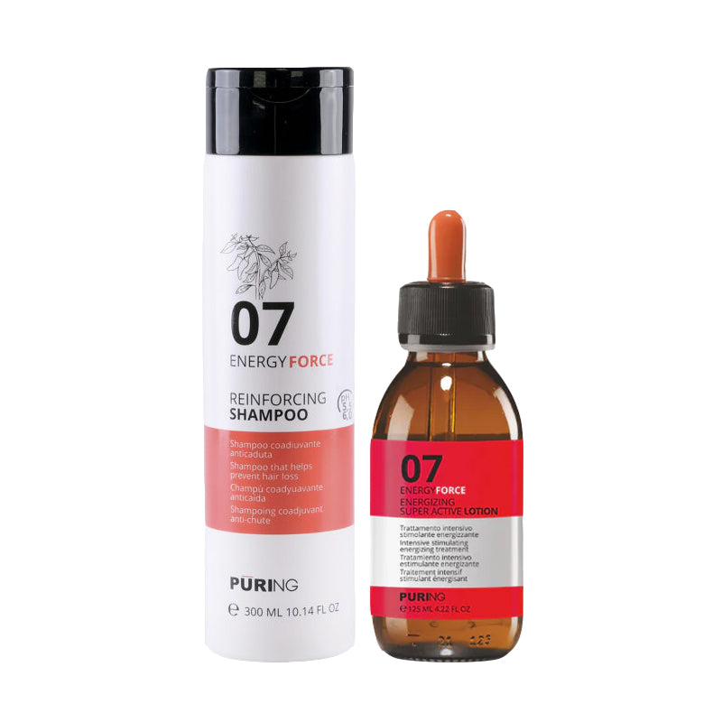 PURING Kit Energyforce Reinforcing Shampoo 07 300ml + Super Active Lotion 125ml