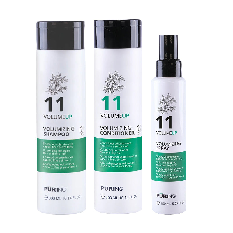 PURING Kit VolumeUp Volumizing Shampoo 11 300ml + Conditioner 300ml + Spray 150ml