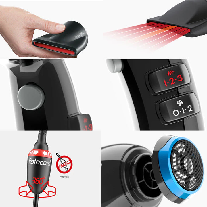 VALERA Salon Exclusive Asciugacapelli Next Pro Digital Rotocord 2400W