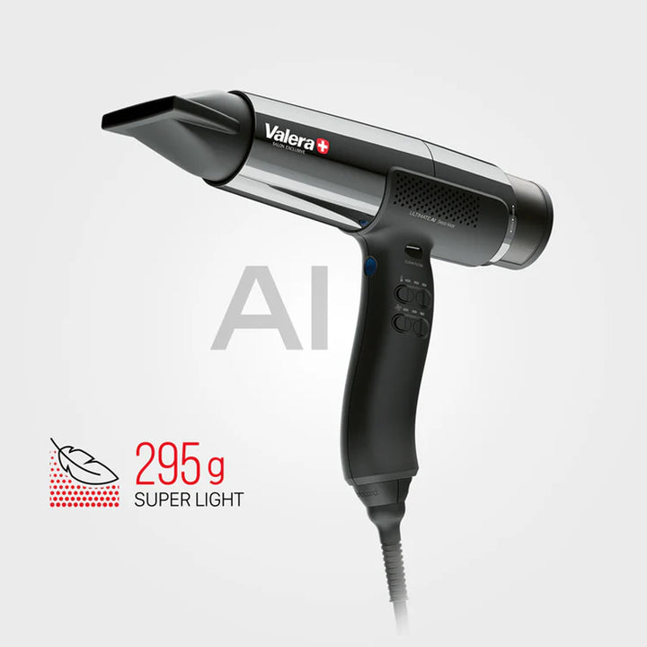 VALERA Salon Exclusive Asciugacapelli Ultimate AI Night Black Rotocord 2000W