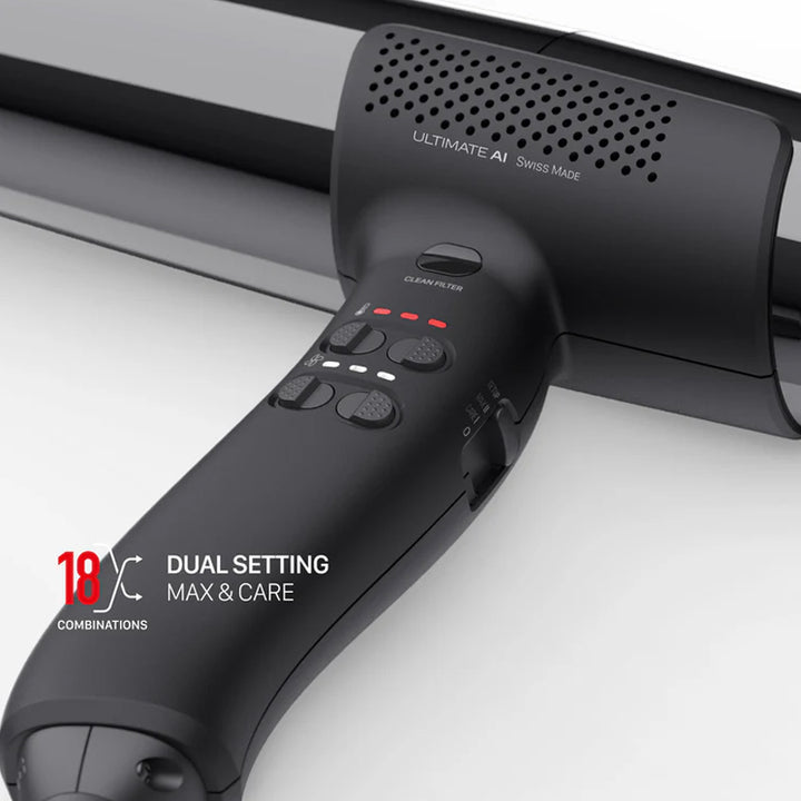 VALERA Salon Exclusive Asciugacapelli Ultimate AI Night Black Rotocord 2000W