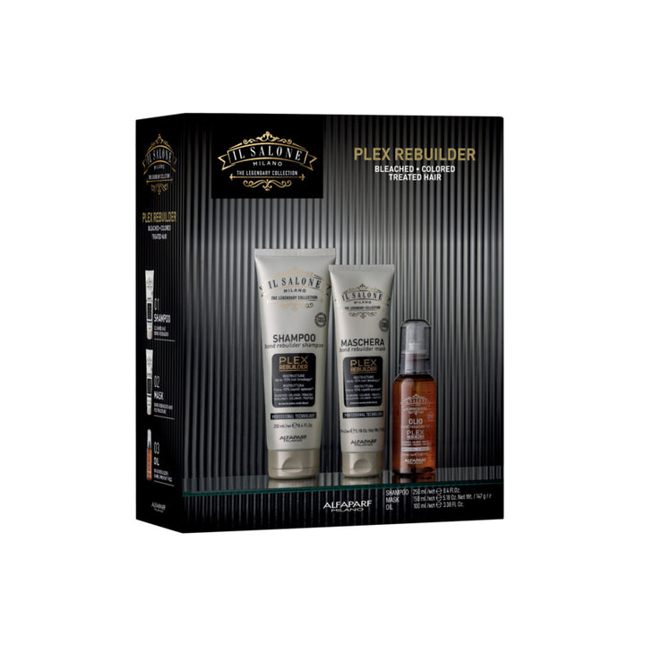 ALFAPARF MILANO Set Il Salone Plex Shampoo 250ml + Mask 150ml + Oil 100ml