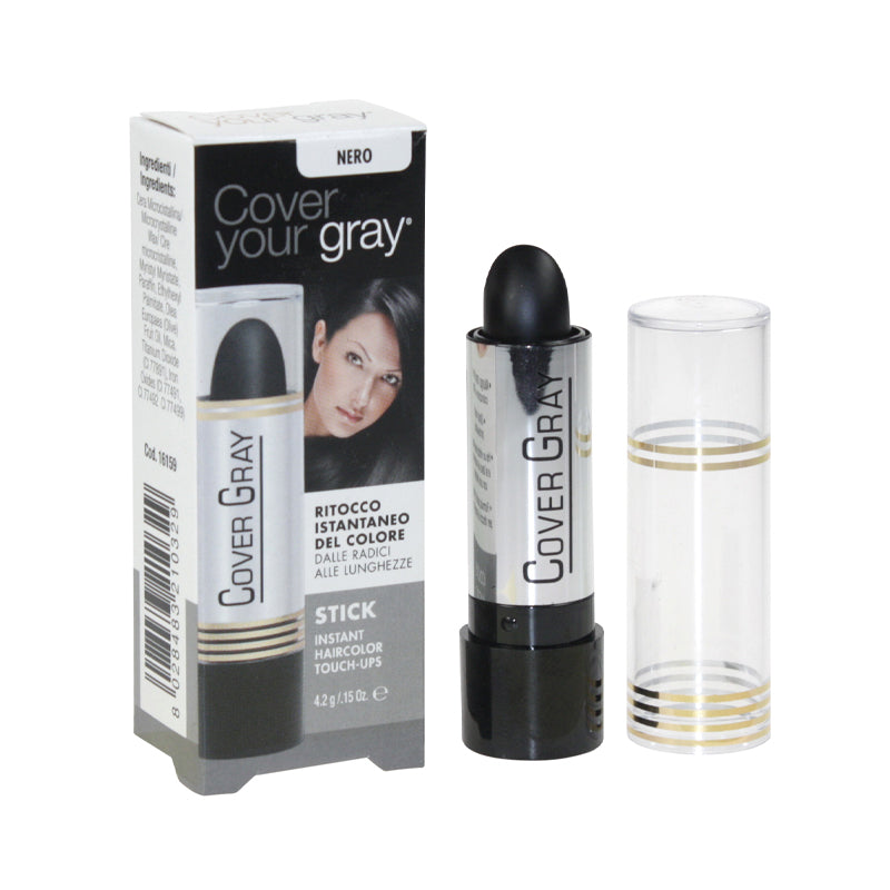 KEPRO WORLD Cover Your Gray Stick Ritocco Istantaneo Colore Black 4.2g