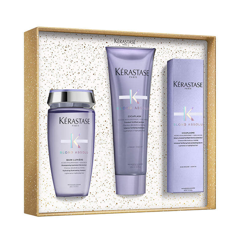 KERASTASE Set Holiday Blond  Regalo Shampoo 250ml + Conditoner 200ml + Spay 150ml
