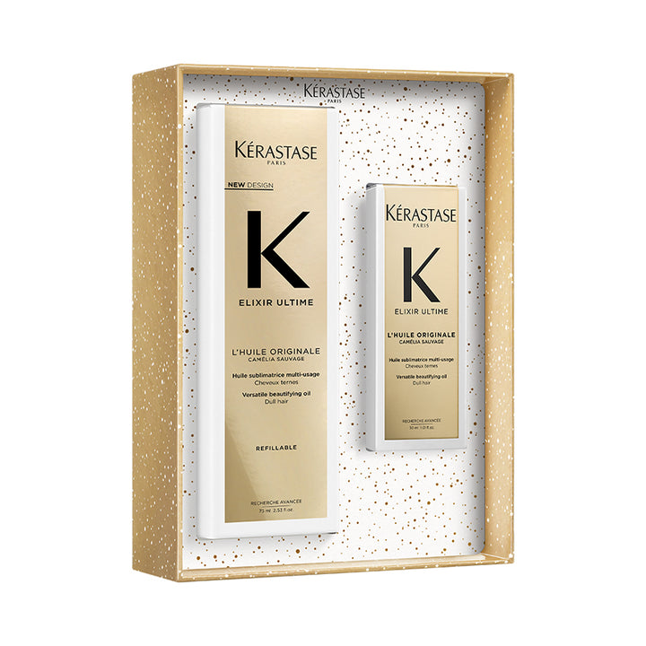 KERASTASE Set Holiday Elixir Ultime L'Huile Originale 30ml + Refillable 75ml
