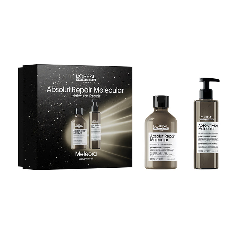 L'OREAL Set Xmas Serie Expert Absolut Repair Molecular Meteora Shampoo 300ml + Serum 250ml