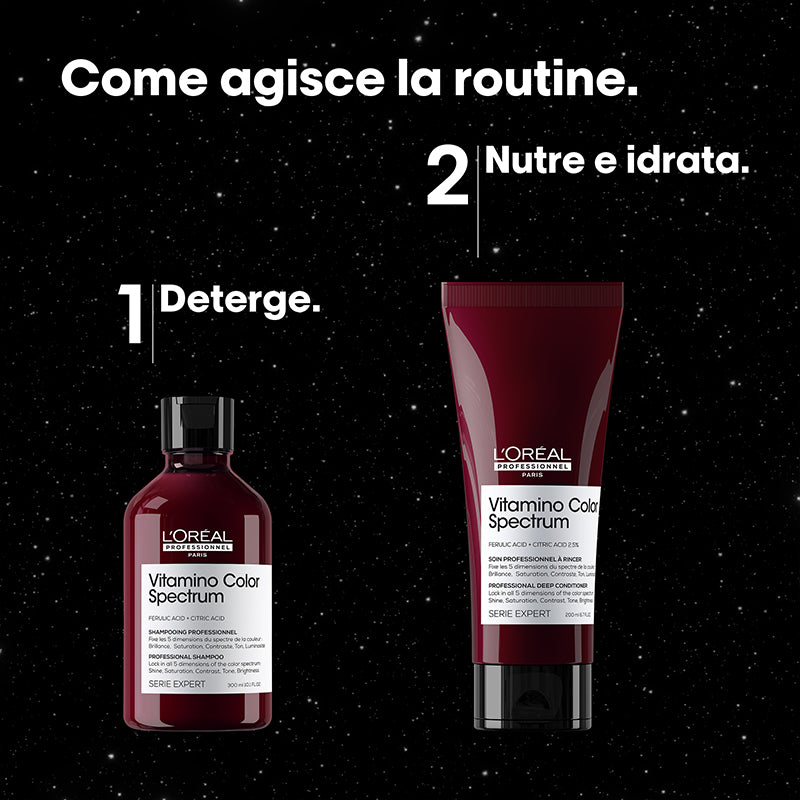 L'OREAL Set Xmas Serie Expert Vitamino Color Spectrum Meteora Shampoo 300ml + Conditioner 200ml