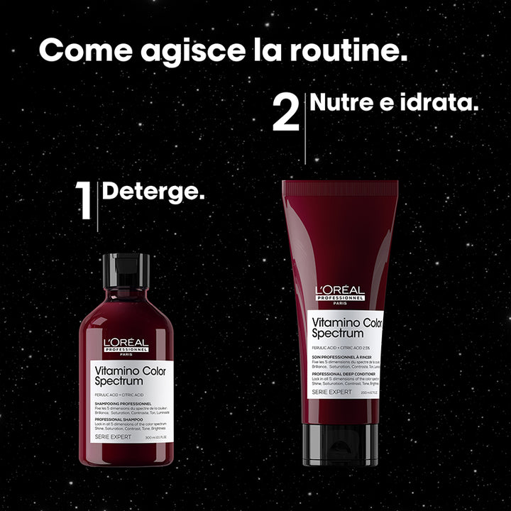 L'OREAL Set Xmas Serie Expert Vitamino Color Spectrum Meteora Shampoo 300ml + Conditioner 200ml