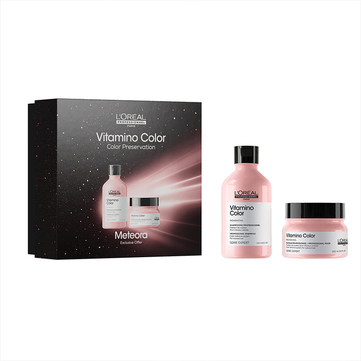 L'OREAL Set Xmas Serie Expert Vitamino Color Meteora Shampoo 300ml + Mask 250ml