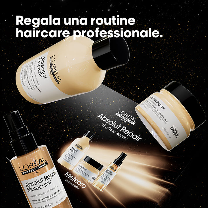 L'OREAL Set Xmas Serie Expert Absolut Repair Meteora Shampoo 300ml +  Mask 250ml + Oil 90ml