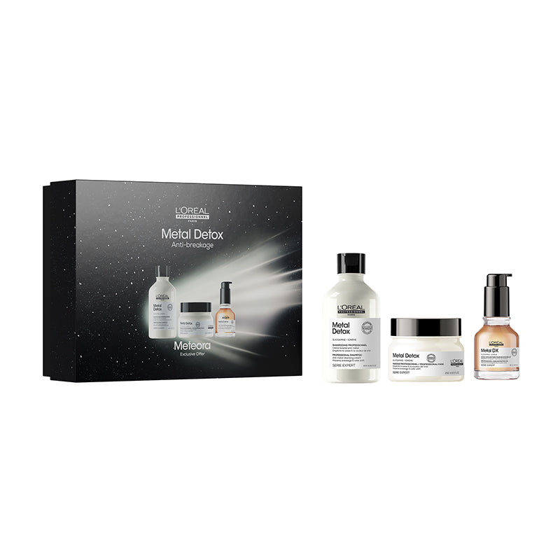 L'OREAL Set Xmas Serie Expert Metal Detox Meteora shampoo 300ml + Mask 250ml + Oil 50ml