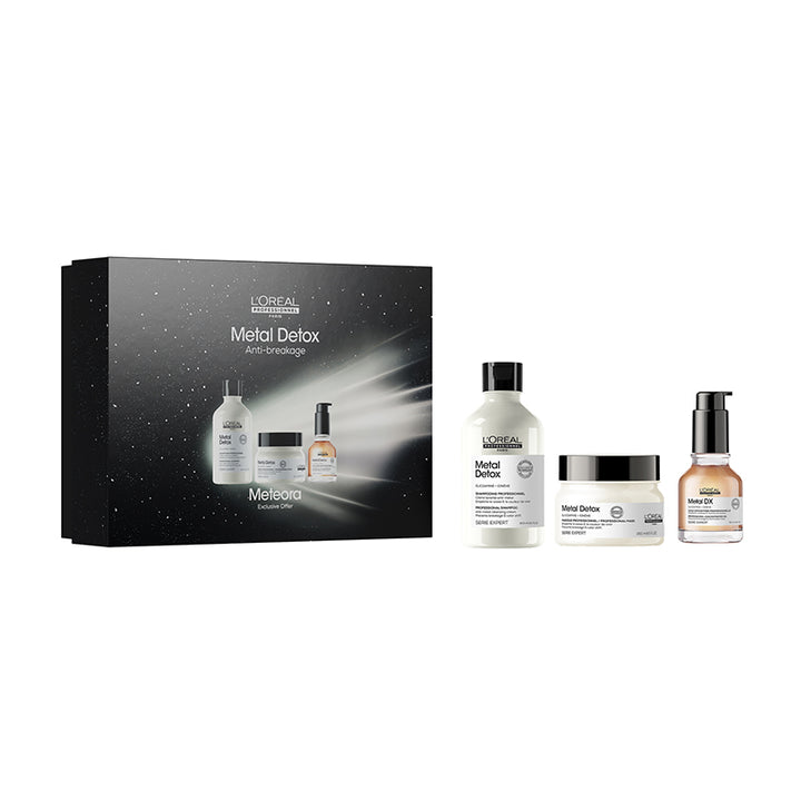 L'OREAL Set Xmas Serie Expert Metal Detox Meteora shampoo 300ml + Mask 250ml + Oil 50ml
