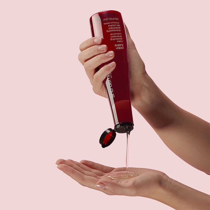 SHU UEMURA Set Xmas Color Lustre Shampoo 300ml + Conditioner 250ml