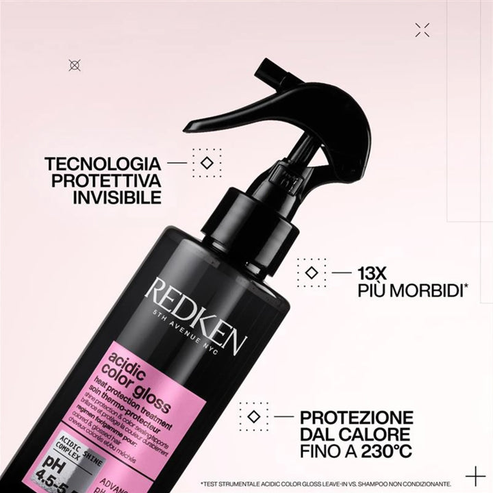REDKEN Set Holiday Acidic Color Gloss Shampoo 300ml + Conditioner 300ml + Spray 190ml