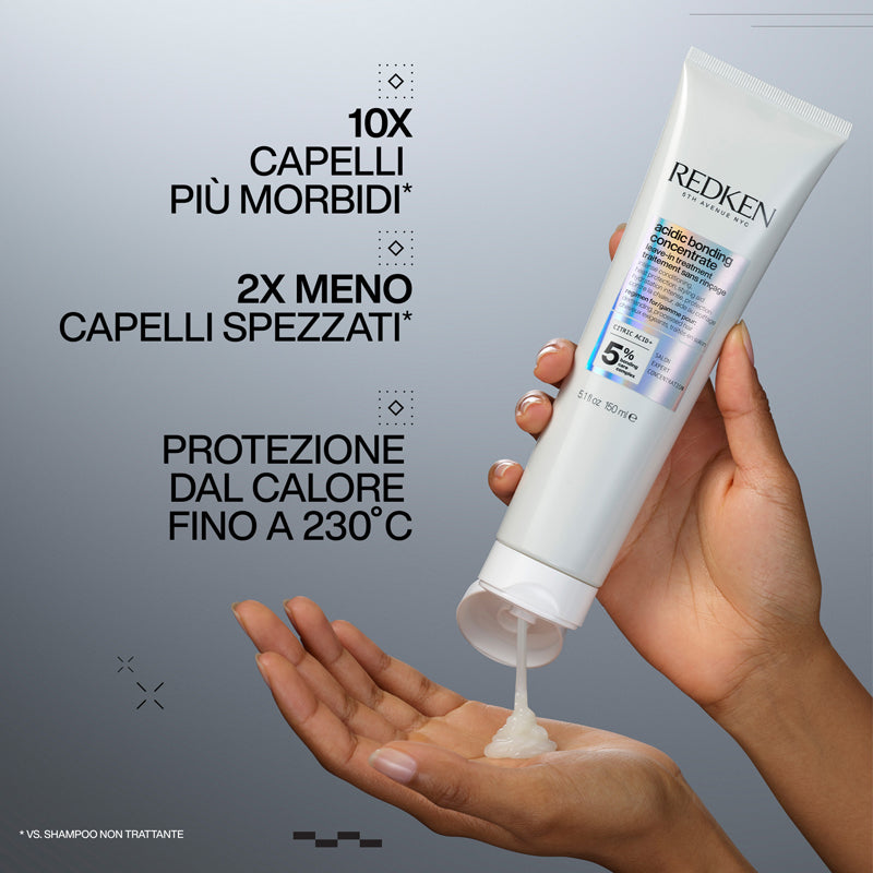 REDKEN Set Holiday Acidic Bonding Concentrate Shampoo 300ml + Conditioner 300ml + Treatment 150ml