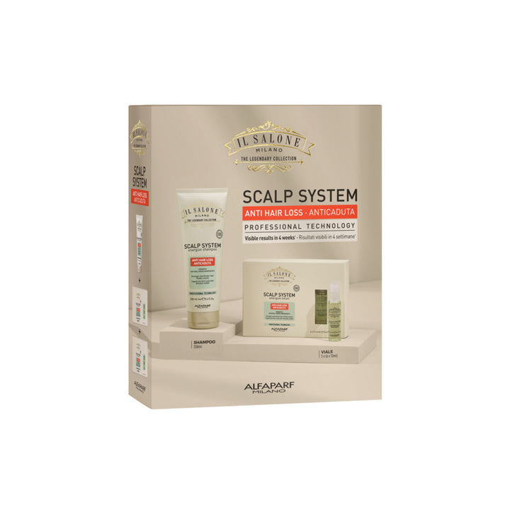 ALFAPARF MILANO Il Salone Set Scalp System Energize Sh 250ml + Scalp  Fiale 12x6ml