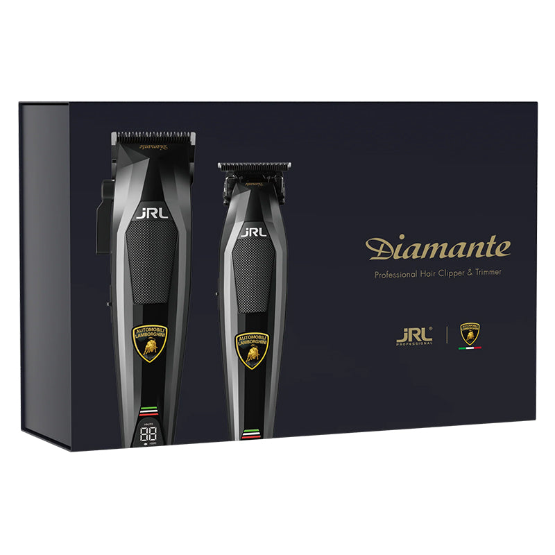JRL PROFESSIONAL Set X Lamborghini Diamante Professional Clipper & Trimmer Black