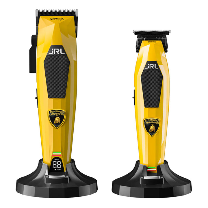 JRL PROFESSIONAL Set X Lamborghini Diamante Professional Clipper & Trimmer Yellow