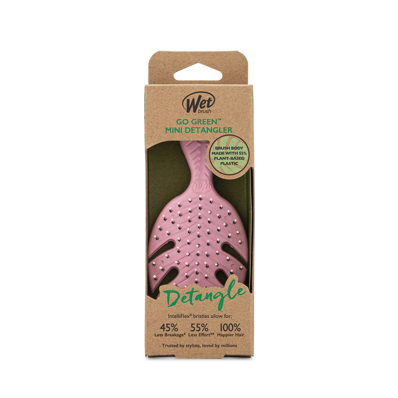 WET BRUSH Go Green Mini Detangler Pink