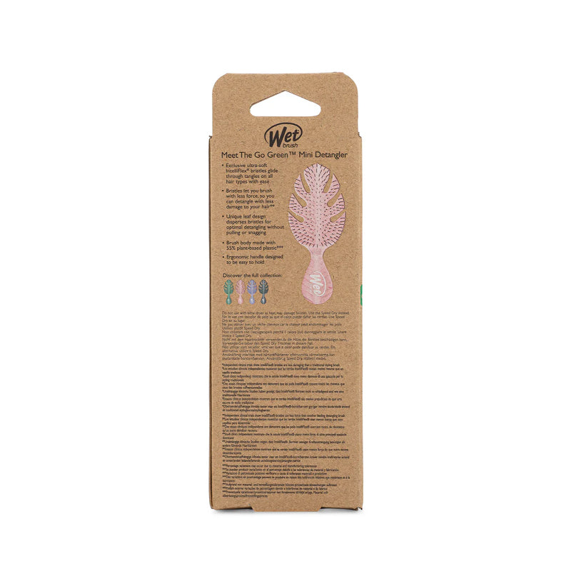 WET BRUSH Go Green Mini Detangler Pink