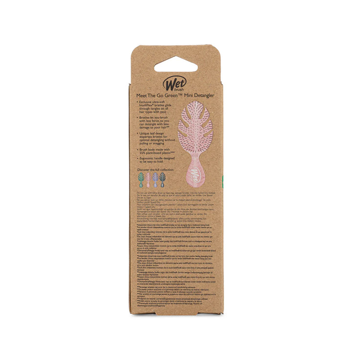 WET BRUSH Go Green Mini Detangler Pink