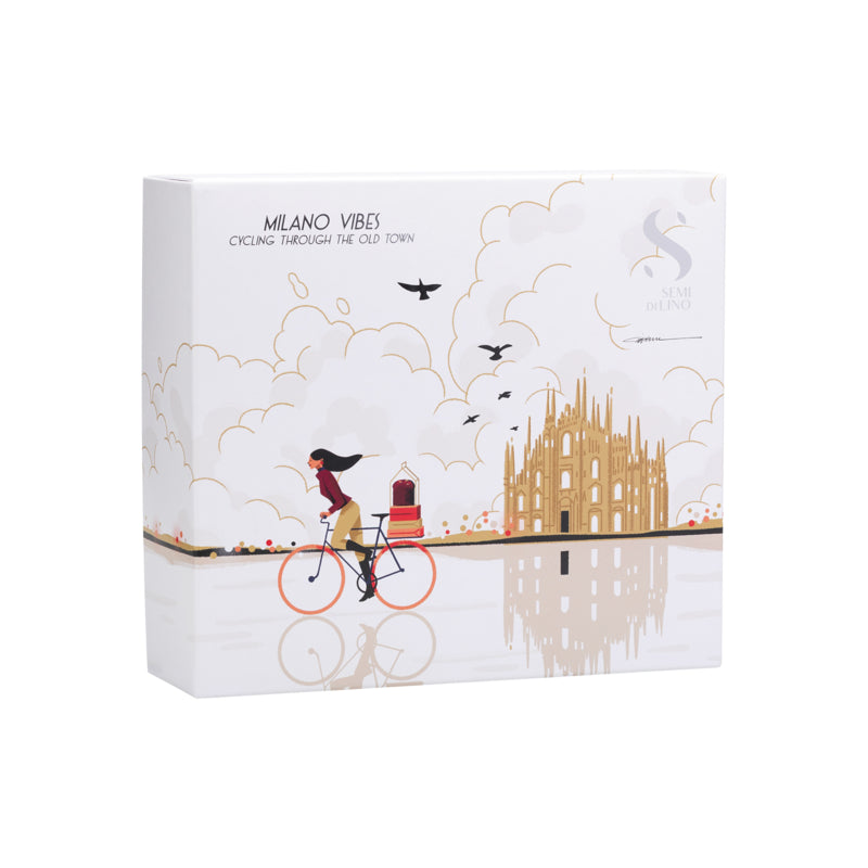 ALFAPARF MILANO Set Holiday Semi Di Lino Diamond Shampoo 250ml + Conditioner 200ml + Oil 15ml