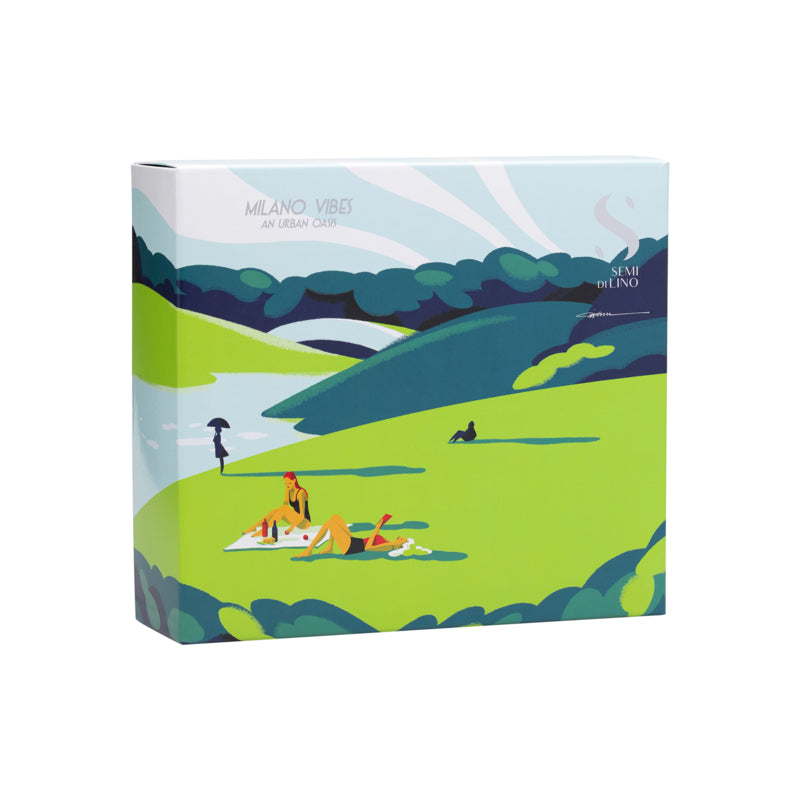 ALFAPARF MILANO Set Holiday Semi Di Lino Reconstruction Shampoo 250ml + Mask 200 + Oil 15ml