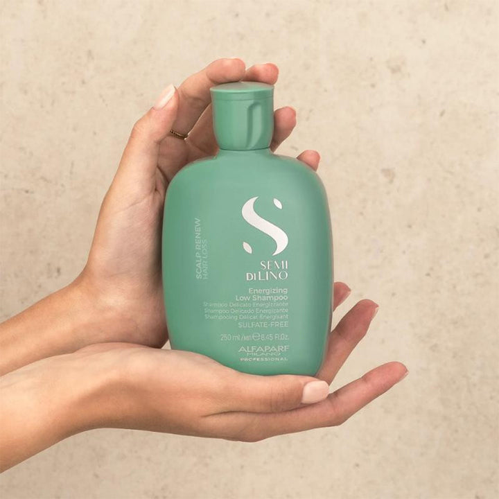 ALFAPARF MILANO Set Semi Di Lino Scalp Renew Energizing Shampoo 250ml + Lotion 24x10ml