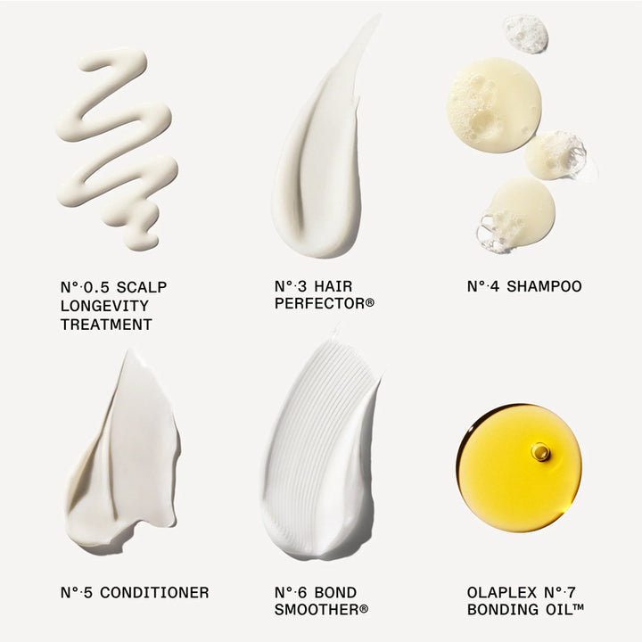 OLAPLEX Set The Full On Shine La Trousse De Brilliance N° 0.5 5ml +  N° 3+ 4 + 5 100ml + N°7 30ml