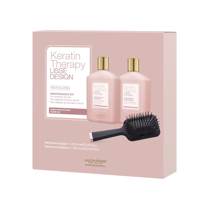 ALFAPARF MILANO Set Keratin Therapy Lisse Design Revitalizing Shampoo 250ml + Conditioner 250ml