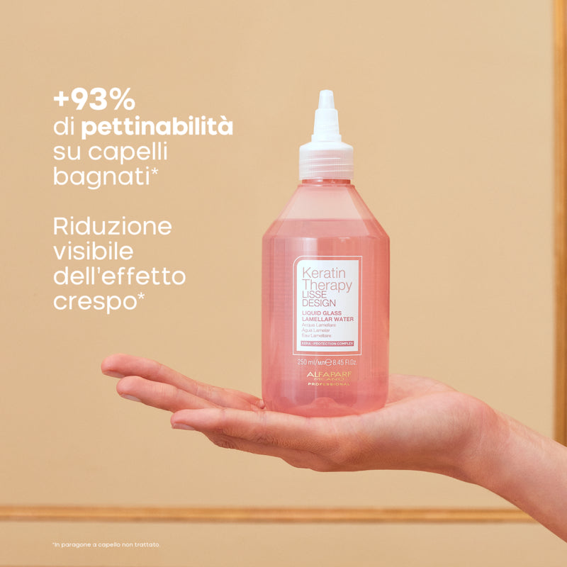 ALFAPARF MILANO Keratin Therapy Lisse Design Liquid Glass Lamellar Water 250ml