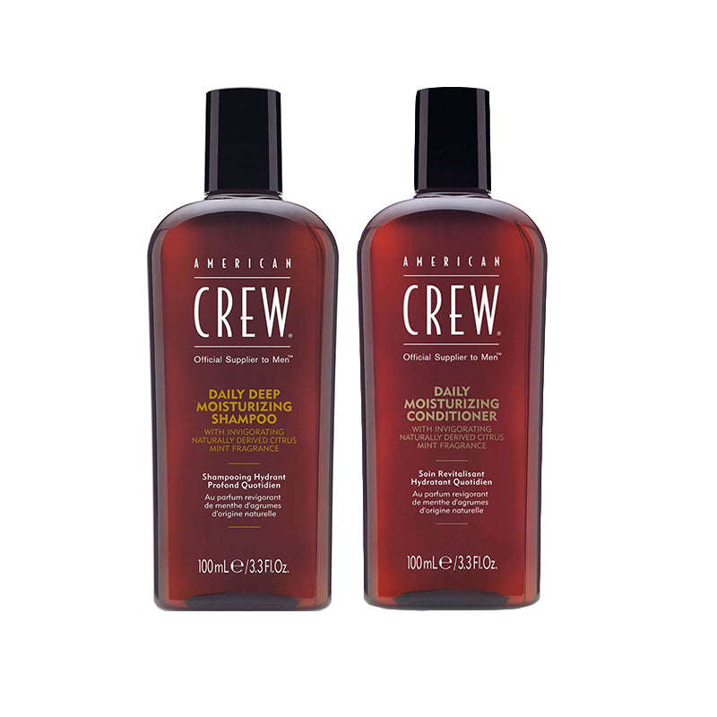 AMERICAN CREW Kit Daily Moisturizing Shampoo 100ml + Conditioner 100ml