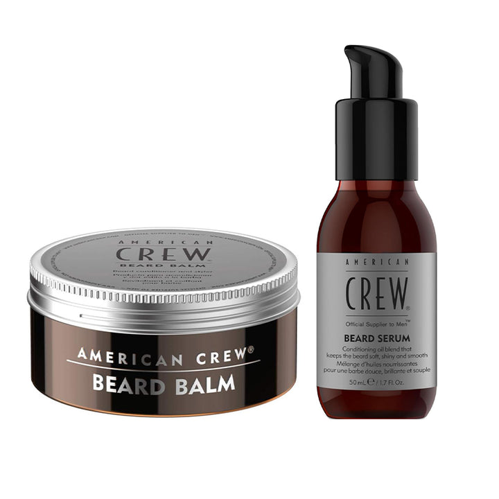AMERICAN CREW kit Beard Balm 60gr + Shaving Skincare Beard Serum 50ml
