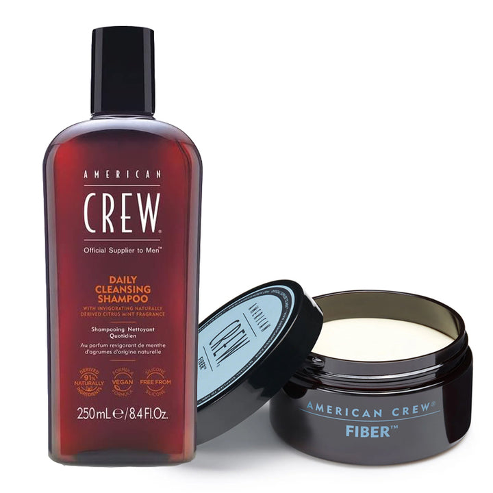AMERICAN CREW Kit Daily Cleansing Shampoo 250ml + Fiber 85gr